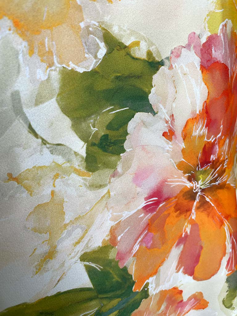 Floral Bloom Skirt - Sorbet
