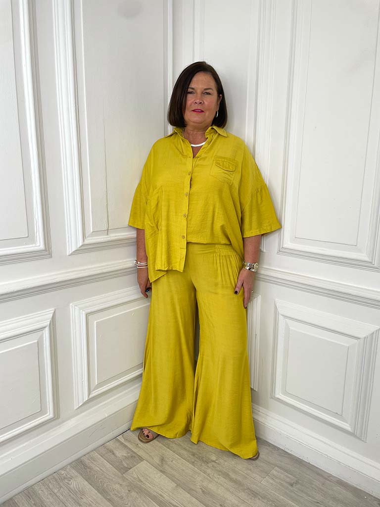 Boxy Pocket Shirt - Citrus