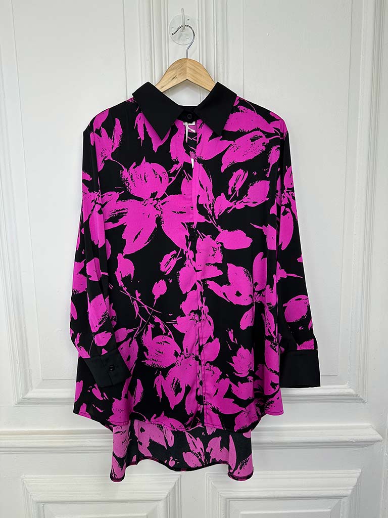 Malissa J Fiore Rosa Shirt Tunic - Pink & Black