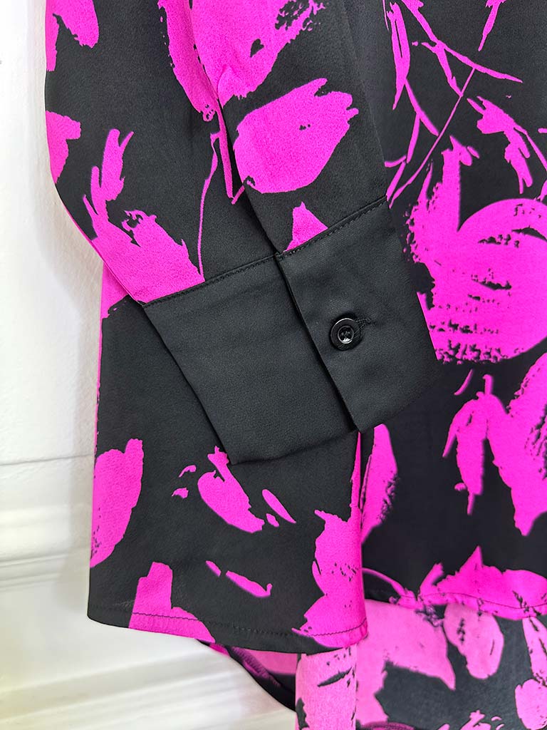 Malissa J Fiore Rosa Shirt Tunic - Pink & Black