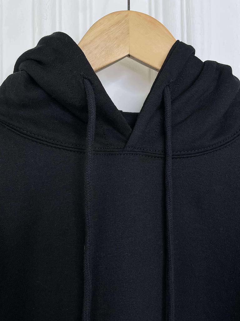 Oversized Slouchy Hoodie - Black