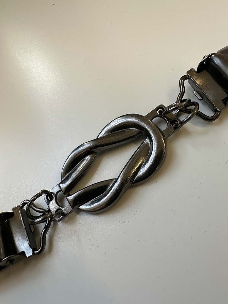 Knot Cinch Clip - Pewter