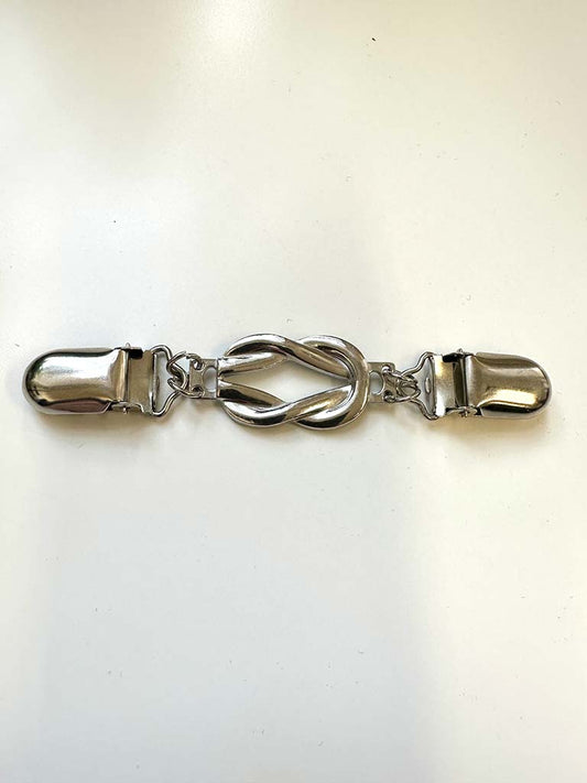 Knot Cinch Clip - Silver