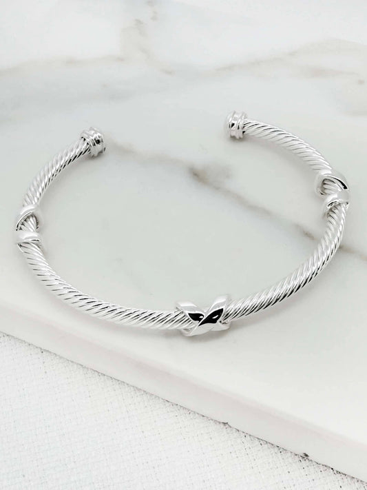 Envy X Bangle - Silver