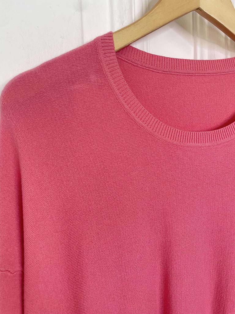 Round Neck Soft Touch Knit - Sugar