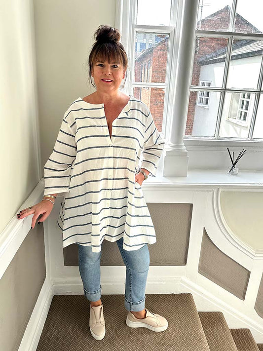 Stripe Swing Tunic