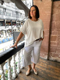 Oversized Basic Top - Warm White