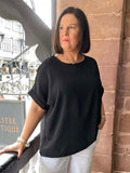 Oversized Basic Top - Black