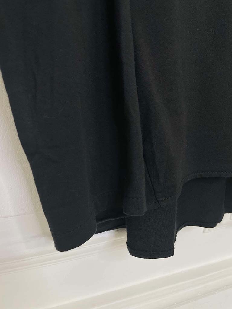 Two Pocket Jersey Top - Black