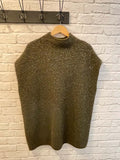 Malissa J Sequin Tank Knit - Khaki