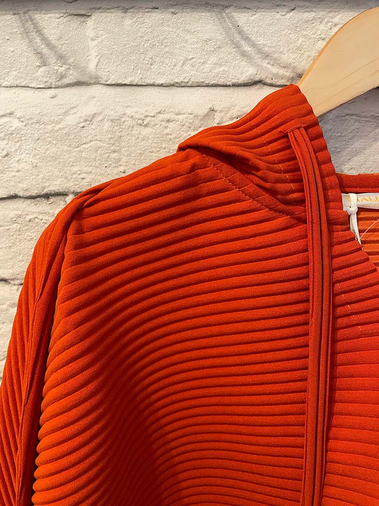 Malissa J Pleat Hoodie - Orange