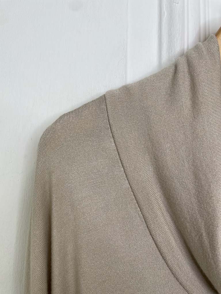 Super Soft Cowl Neck Knit - Stone