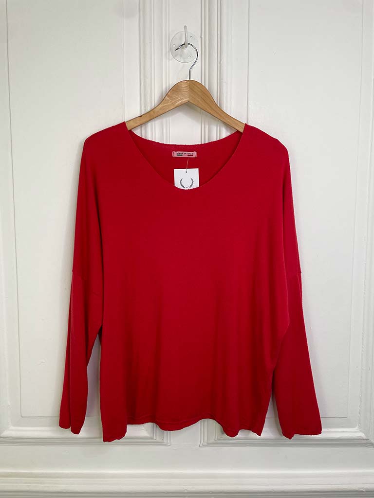 Super Soft Basic Knit - Red