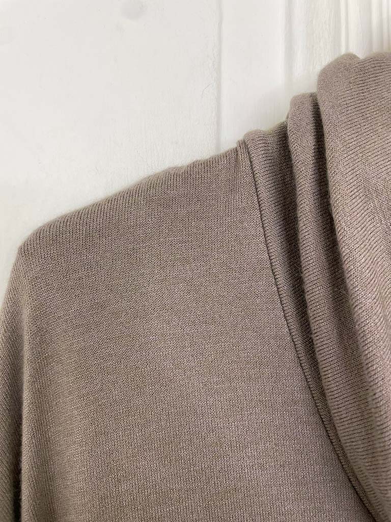 Super Soft Cowl Neck Knit - Mocha