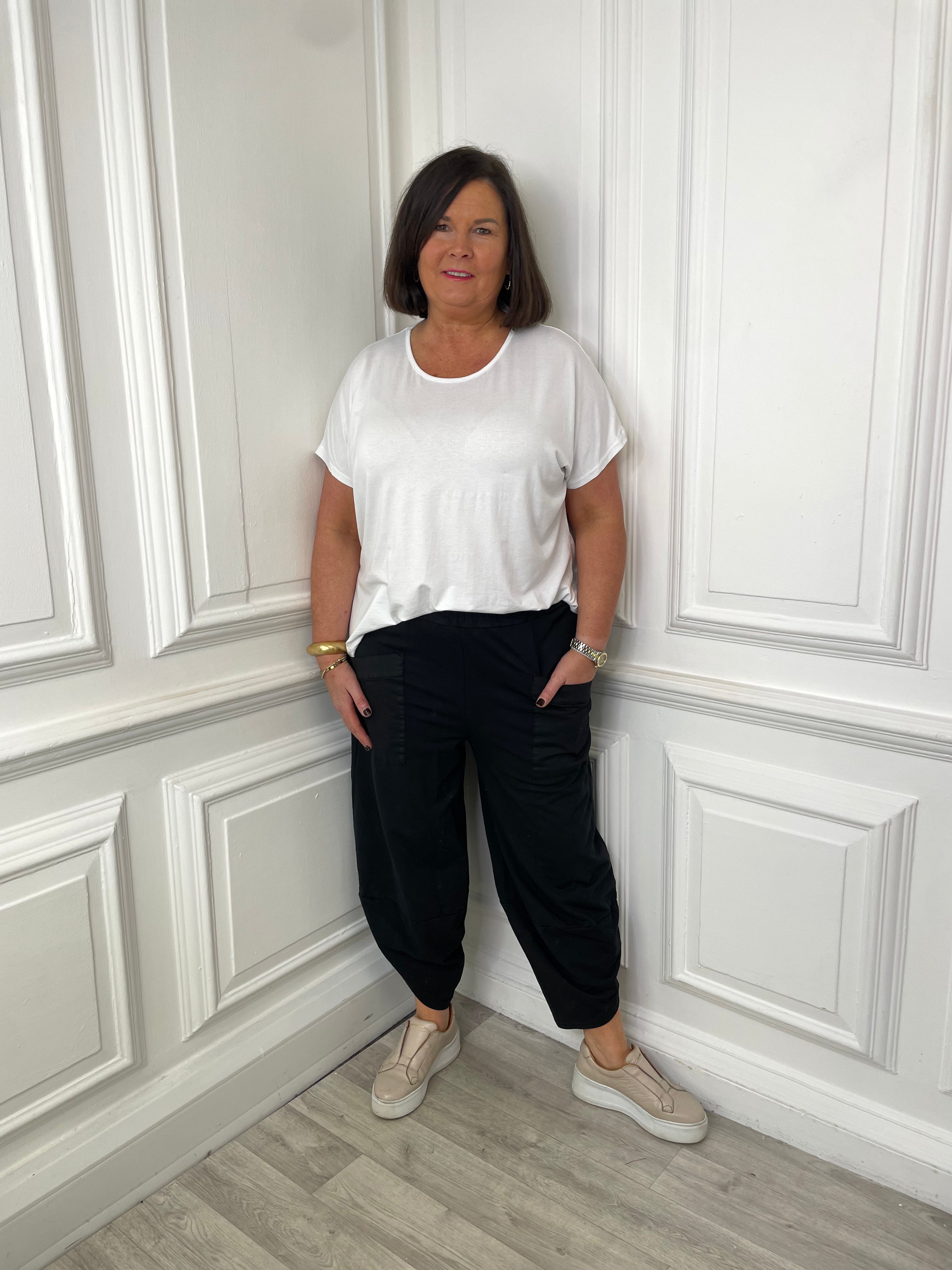 Cocoon Pocket Joggers - Black