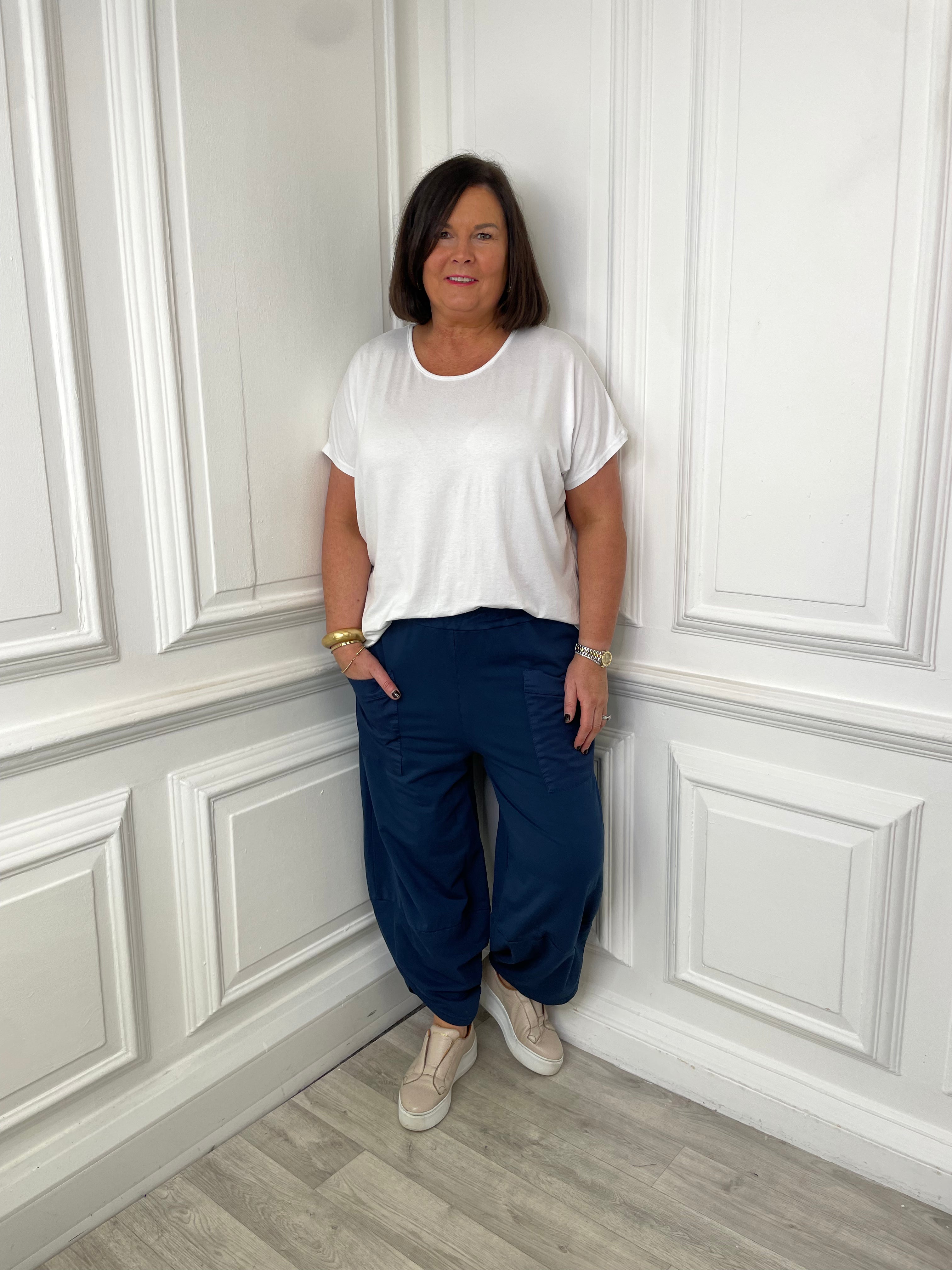 Cocoon Pocket Joggers - Navy