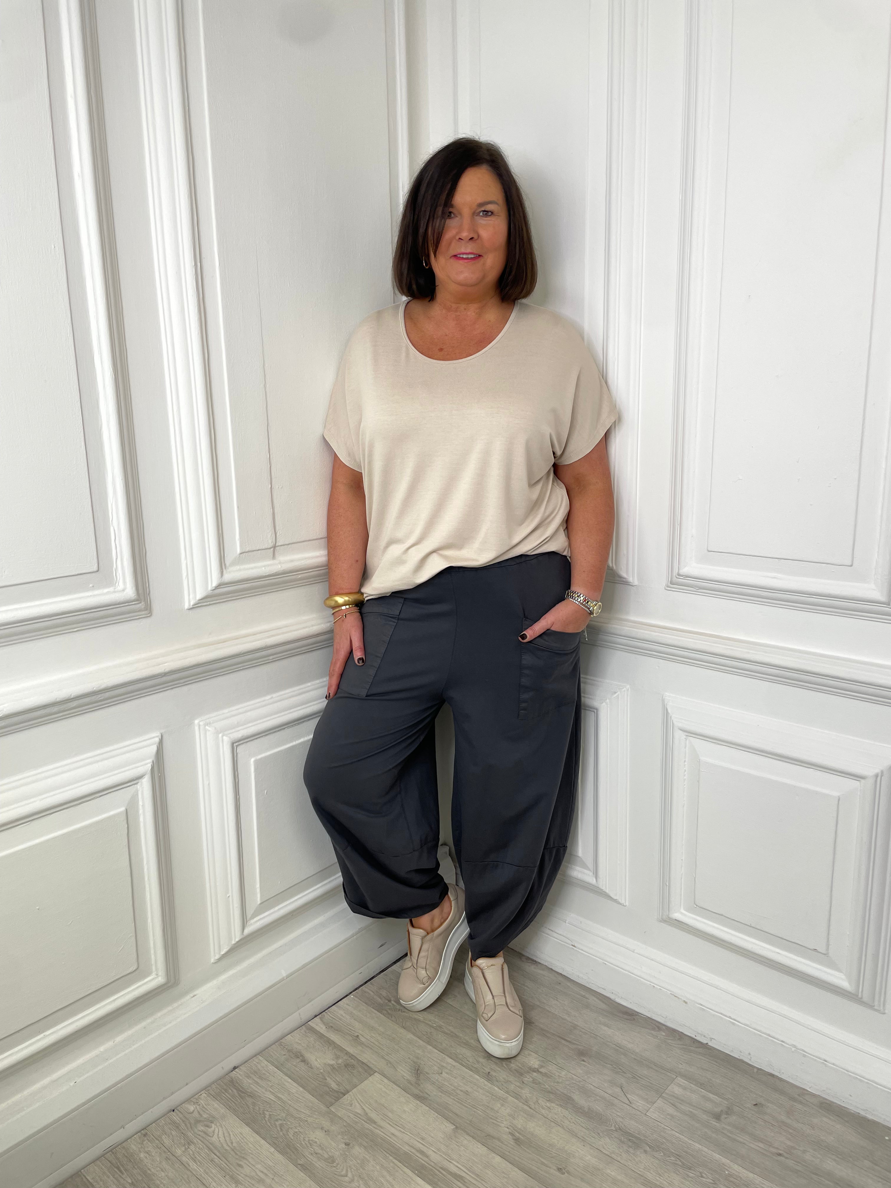 Cocoon Pocket Joggers - Slate