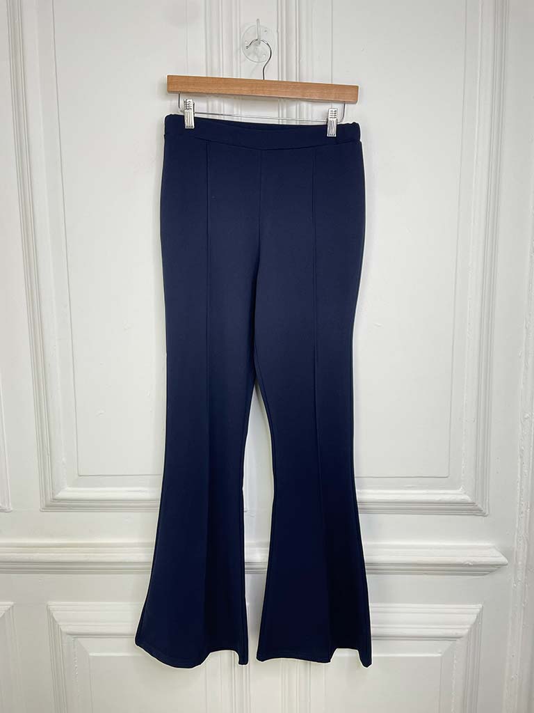 Malissa J Flared Trousers - Navy