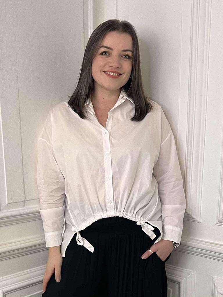 Drawstring Hem Shirt