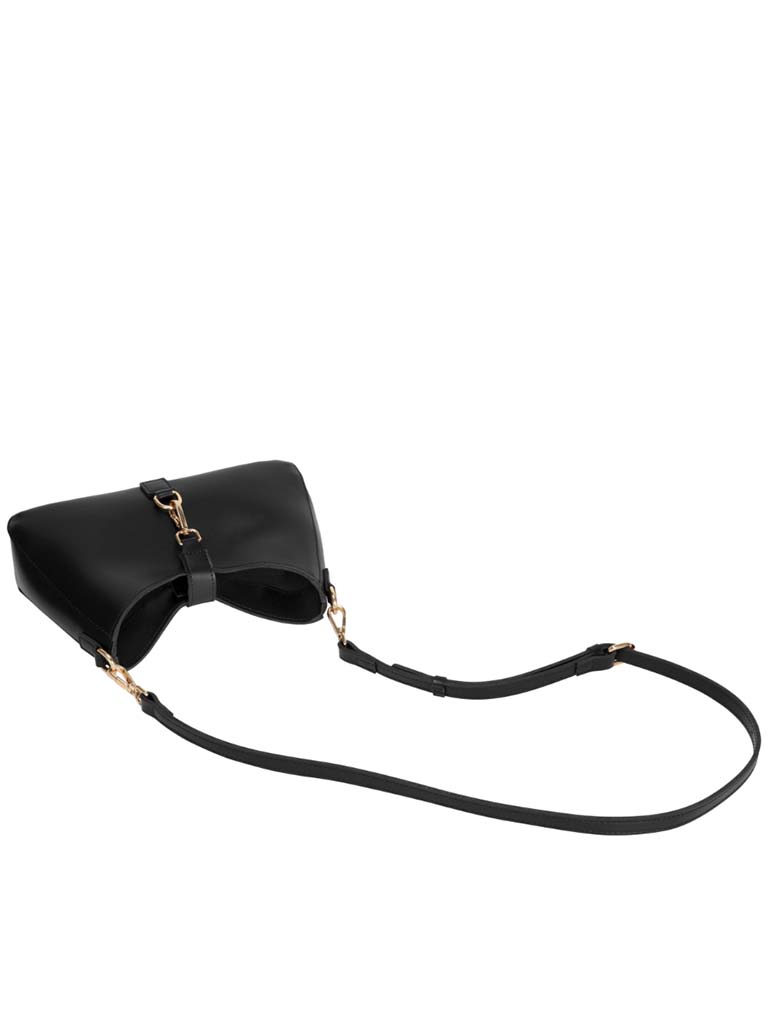 Every Other Snaffle Bar Shoulder Bag - Black