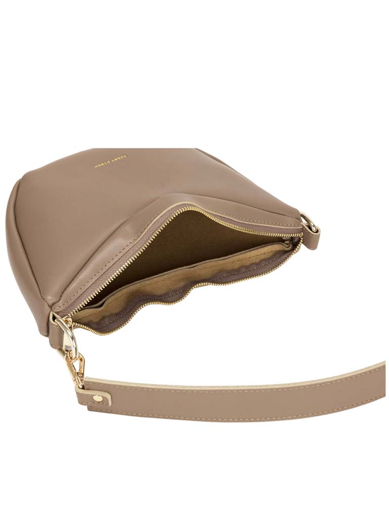 Every Other Slouchy Cross Body Bag - Taupe