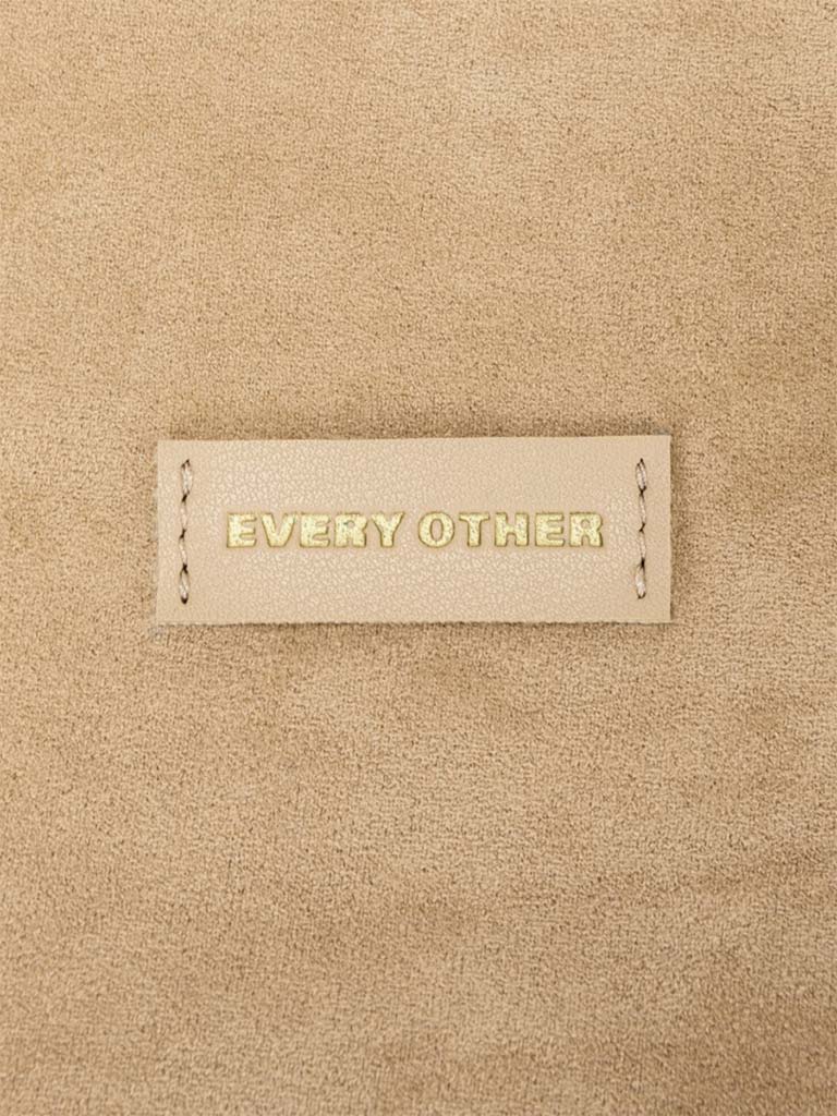 Every Other Faux Suede Shoulder Bag - Sand