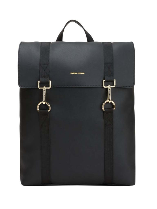 Every Other Double Clip Backpack - Black