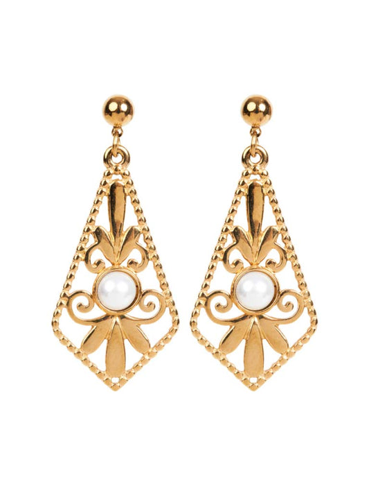Eb&Ive Diamond Earrings - Gold