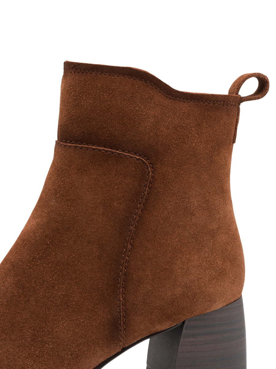 Tamaris Suede Ankle Boots - Muscat
