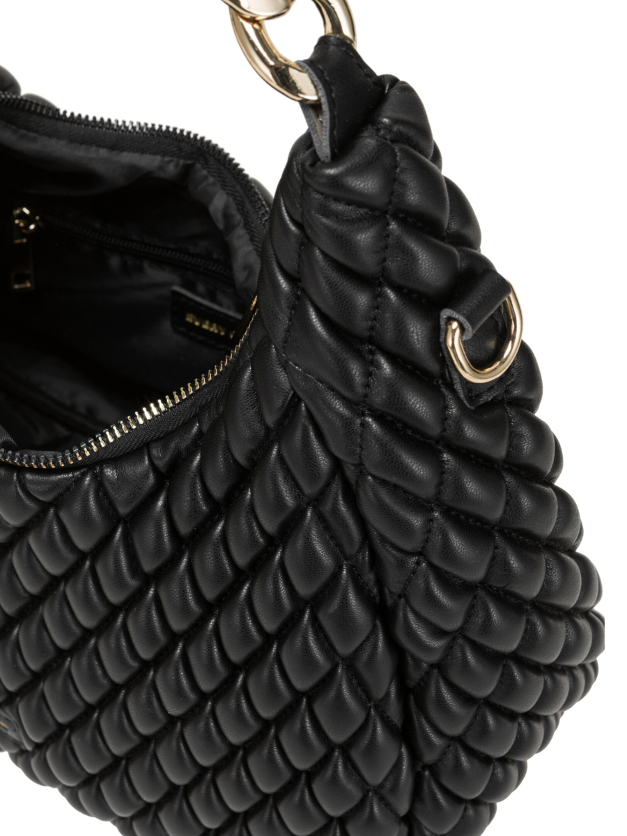 Every Other Quilted Shoulder Bag - Black