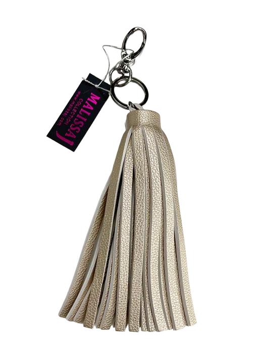 Malissa J Tassel Keyring - Gold