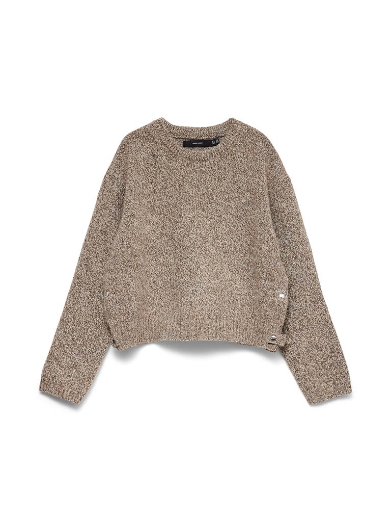 Vero Moda Sabra Knit - Cocoa Marl
