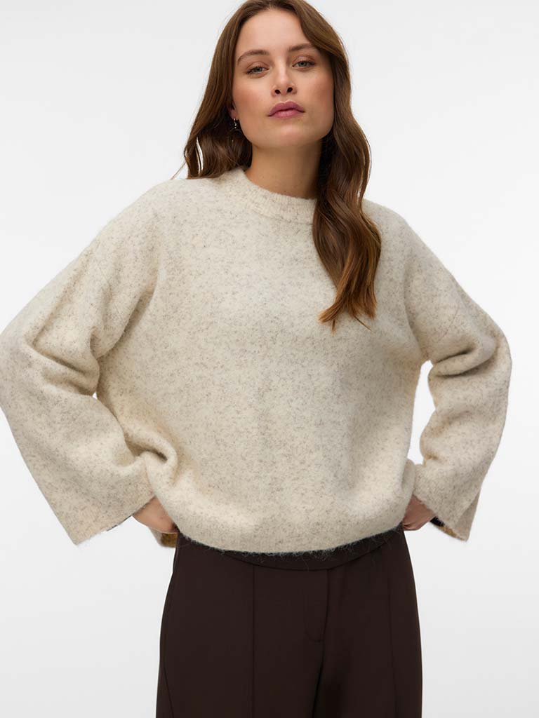 Vero Moda Relaxed Knit - Oatmeal