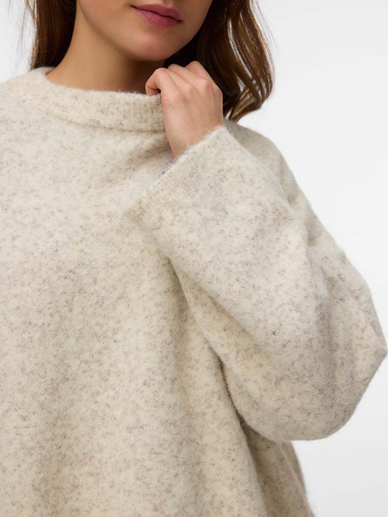 Vero Moda Relaxed Knit - Oatmeal