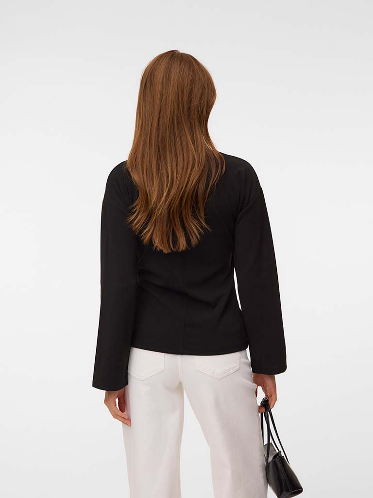 Vero Moda Asymmetric Jacket - Black