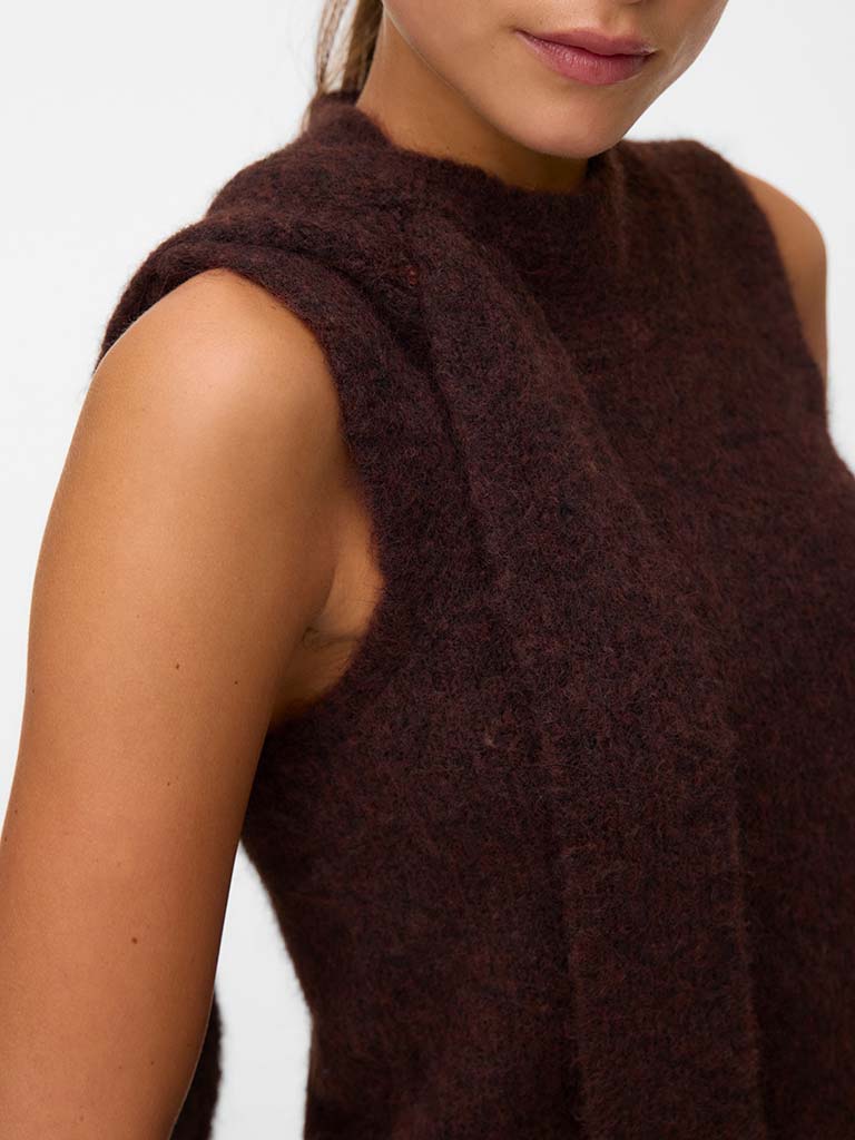 Vero Moda Venezia Knit - Chocolate Melange