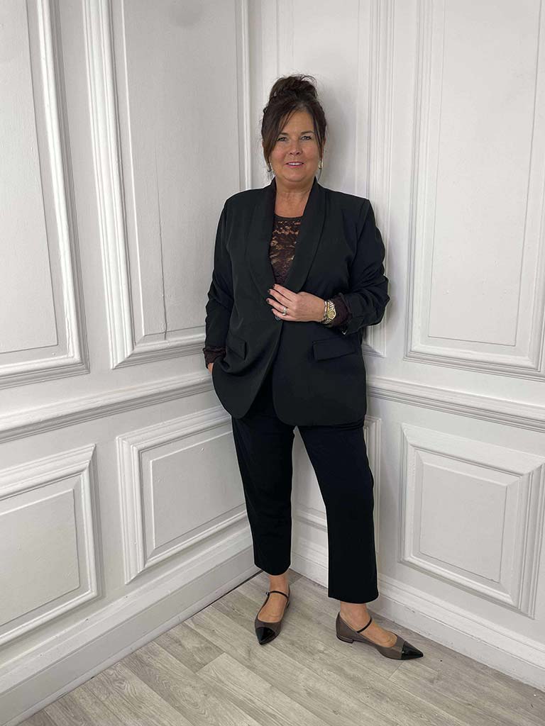 Lace Layering Top - Chocolate