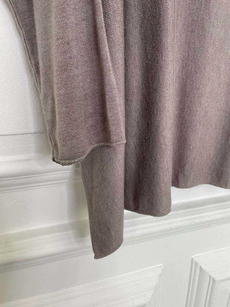 Boxy Supersoft Knit - Latte