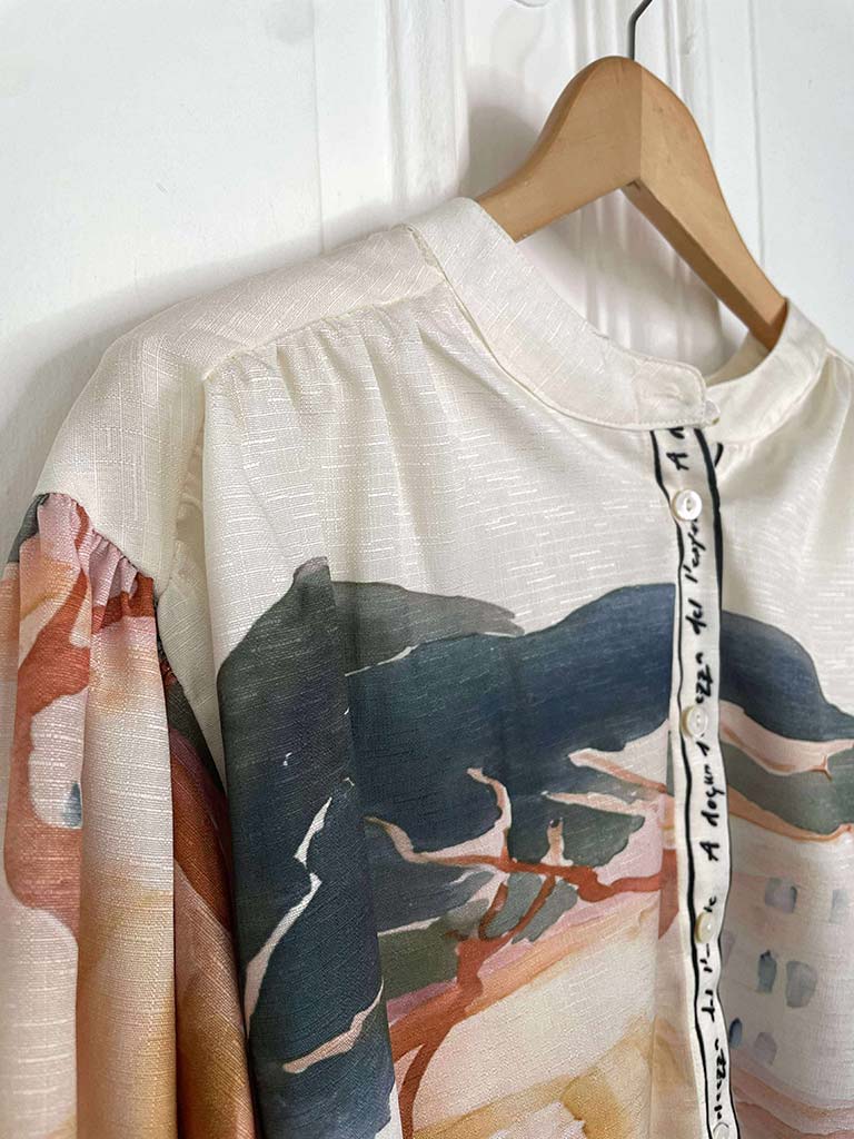 Positano Smock Blouse - Ivory