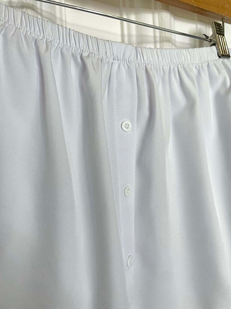 False Shirt Tail - White