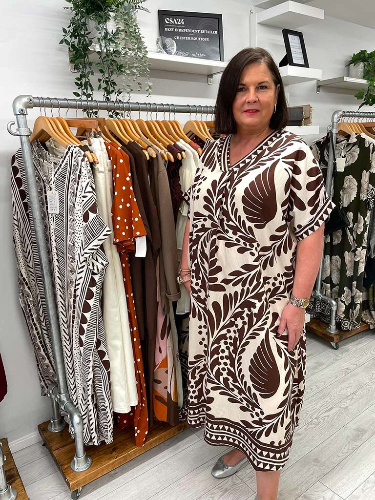 Laurel Midi Dress - Toffee