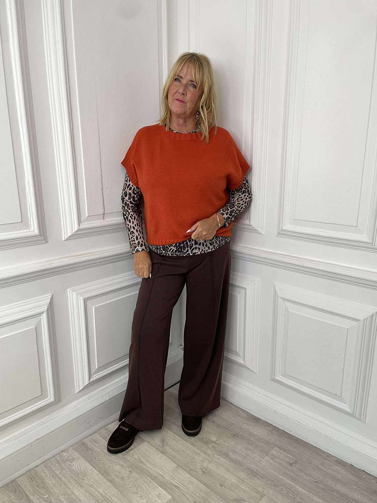 Tank Knit - Burnt Orange