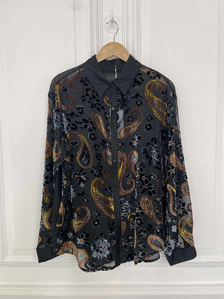 Devoré Paisley Shirt
