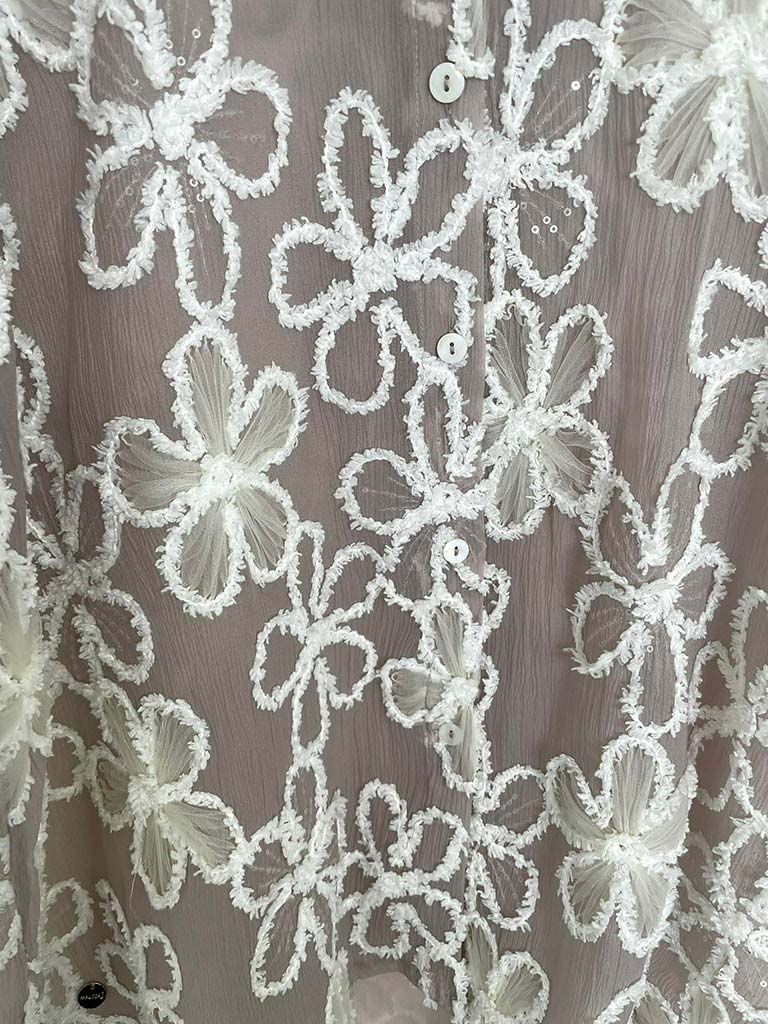 Malissa J Daisy Embellished Shirt