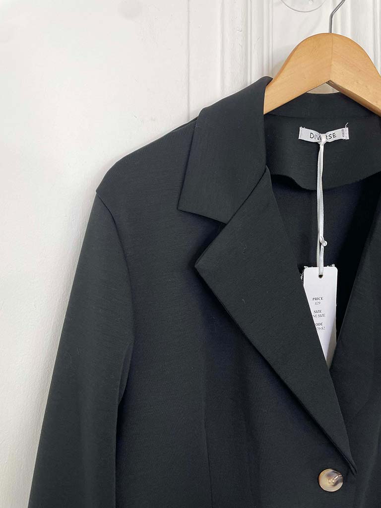 Classic Jersey Blazer - Black