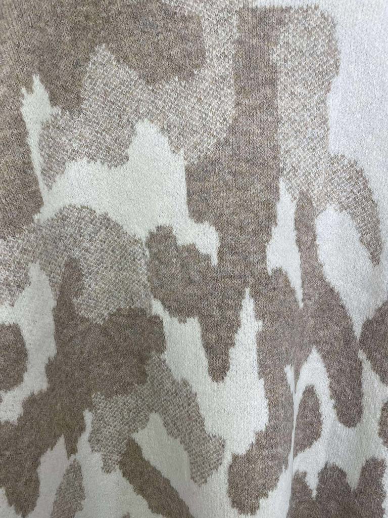 Luxe Supersoft Camo Knit - Stone