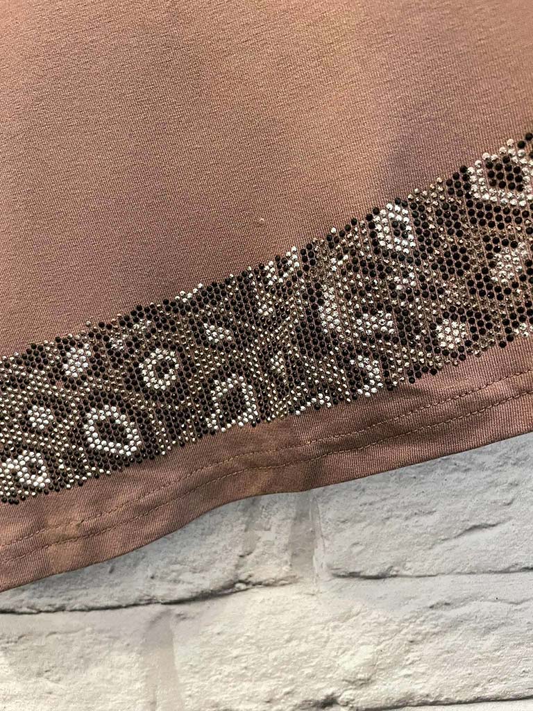 Malissa J Embellished Knit & Scarf - Stone