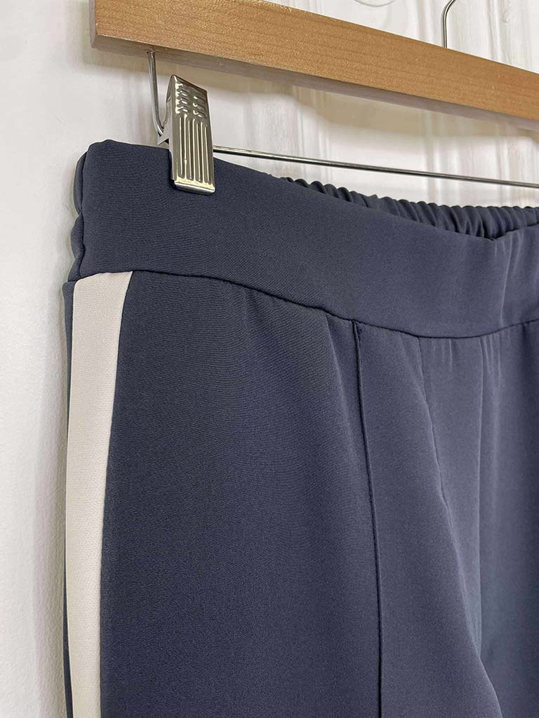 Side Stripe Trousers - Airforce Blue
