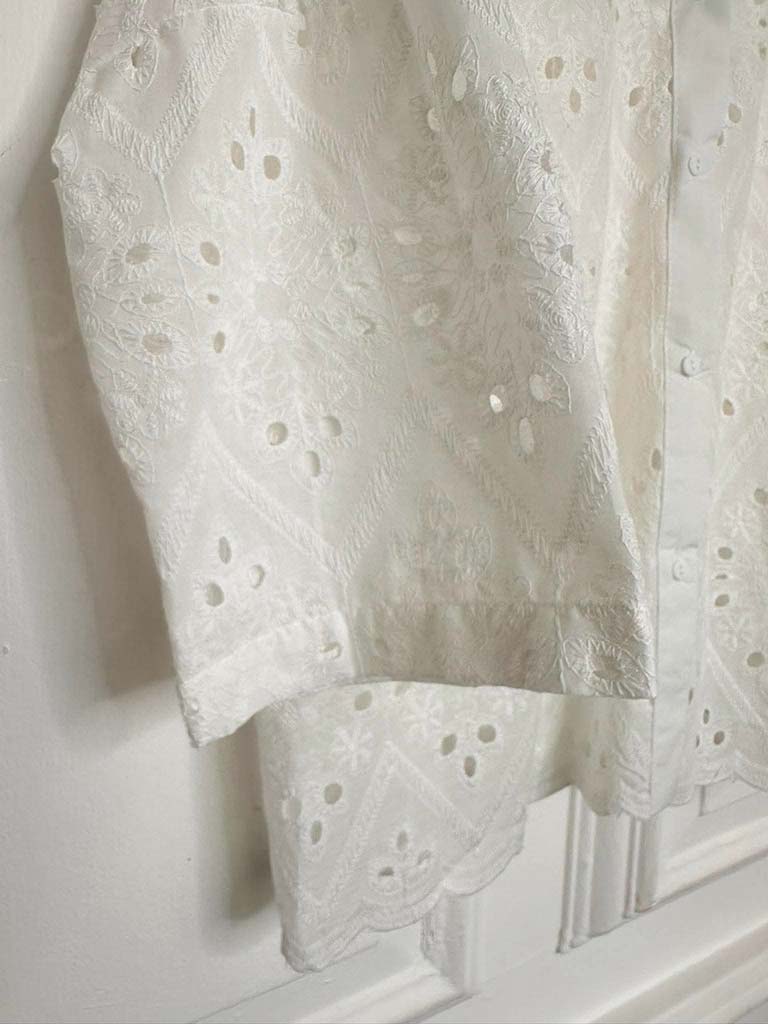 Broderie Anglaise Boxy Shirt