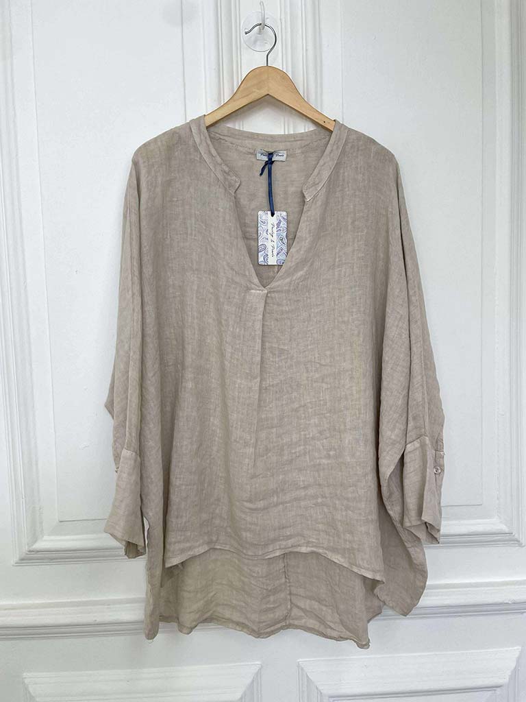 Linen Artist Shirt - Calico